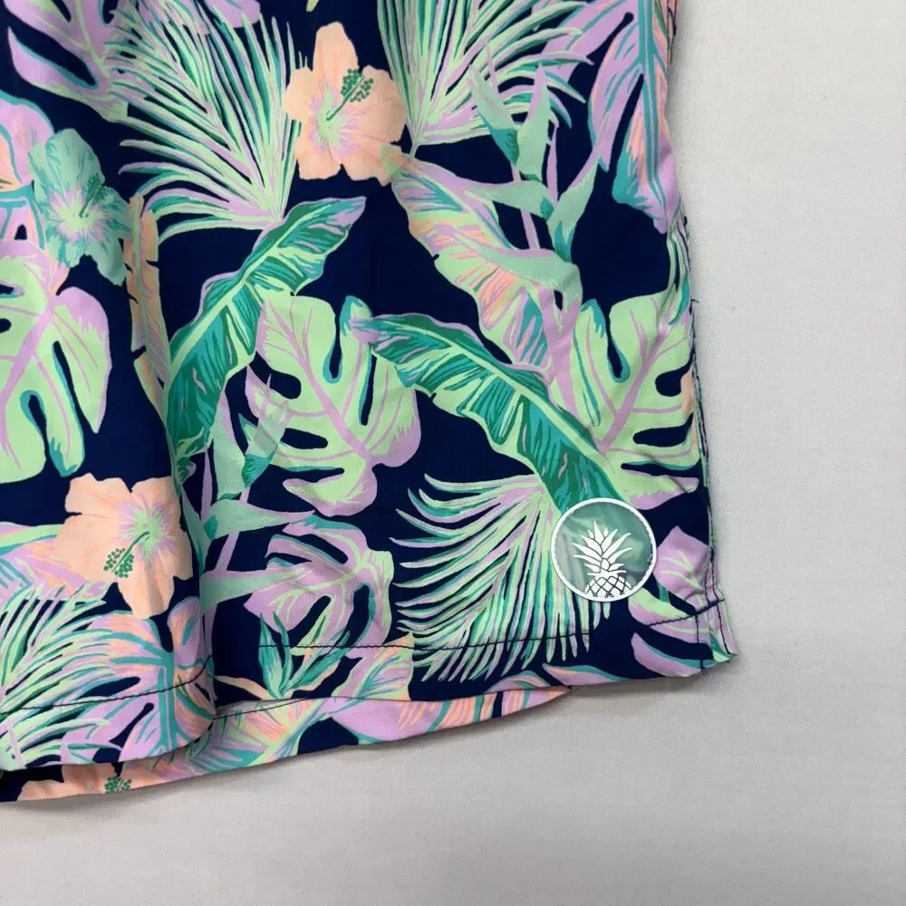 Chubbies Men Swimwear Swim Trunks Shorts Size Large Floral D039 -28
